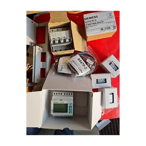 Siemens Alpha BS III 125A , 3Ph Energy Meter Kit 8GP1921-2DA80 , 3KT1661 + ,,,