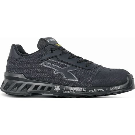 U-Power Scott S1P SRC ESD flache Sicherheitsschuhe - 41 EU - Black (1/3)