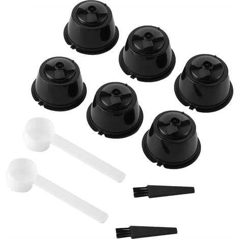 Lot de 2 capsules de café réutilisables avec filtre rechargeable, compatibles avec les machines à café Nestlé DOLCE GUSTO (1/5)