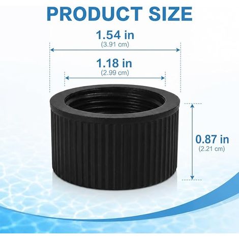 Sand Filter Drain Cover and Drain Seal, Pool Sand Filter Cap, Pond Sand Sieve, Pool Strainer Cover (1/4)
