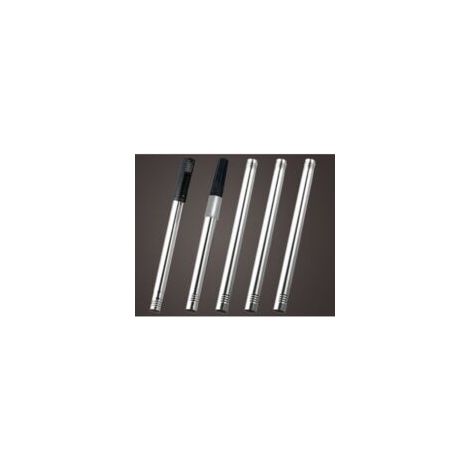 QORVA-Poteau d'extension télescopique pour rouleau de peinture - En acier inoxydable - Léger et durable - Pour peinture et nettoyage des fenêtres - 1,5 m