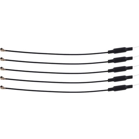 Lot de 10 antennes tube cuivre RG1.13 bi-bande 2.4G 5.8G IPEX gain 1.5dBi pour maison connectée drone domotique (1/5)