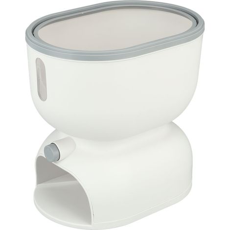 Seau à riz à pression en ABS et PP, étanche, avec graduation visuelle, pour riz et céréales, capacité 6,5 kg. (1/5)