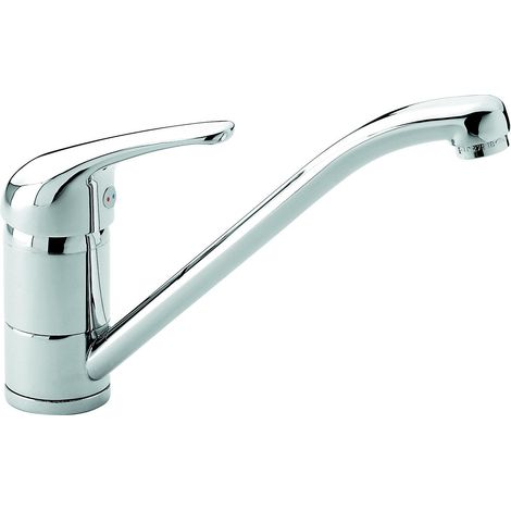 Miscelatore lavello monocomando finitura granito bianco emmevi grbi9007 (1/3)