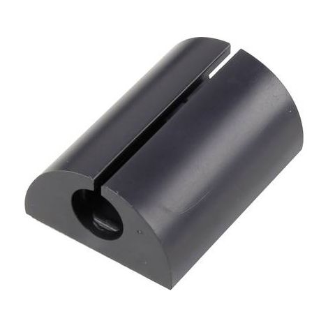 TRU COMPONENTS Clip de câble 1226943 Plage de Ø du faisceau 8 mm (max) pour montage en angle noir 1 (1/2)