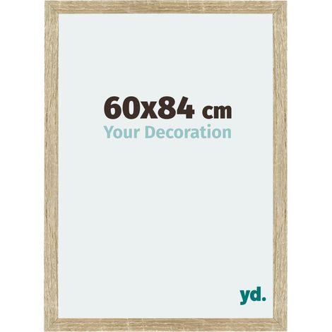 Your Decoration - 60x84 cm - Cadres Photo en MDF Avec Verre acrylique - Anti-Reflet - Excellente Qualité - Chêne Sonoma - Cadre Decoration Murale - Mura. (1/5)