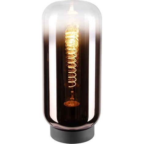 Lampe à poser PANTILO SLIM cylindrique 1 x max. 15 W E27 cuivre - SLV - 1010346 (1/3)