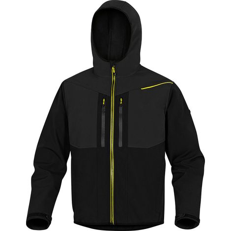Veste Softshell 3 couches noir/jaune TM - DELTA PLUS - HORT2NJTM (1/5)