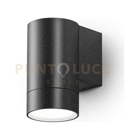 GES1061- APPLIQUE 1 LUCE ATTCACO GU10 COLORE GRIGIO ANTRACITE IN ALLUMINIO IP54 H.11,5CM