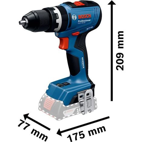 BOSCH GSB 18V-65 KIT 18v Combi drill 13mm keyless chuck
