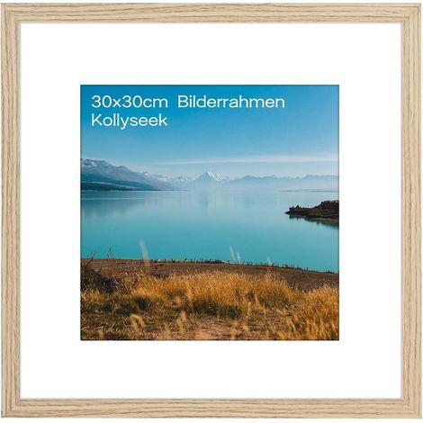 Bilderrahmen 30x30 cm aus MDF mit Acrylglas, zum Aufhängen & Aufstellen (1/5)
