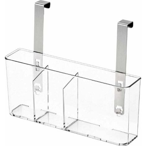 Kitchen Cabinet Door Storage Basket, Cabinet Door Organizer Basket, Kitchen and Bathroom Storage Solution (1/5)