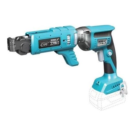 WKRĘTARKA AKUM. DO PŁYT GIPSOWYCH 18V 0AH SAS+ALL - DED7159 (1/3)