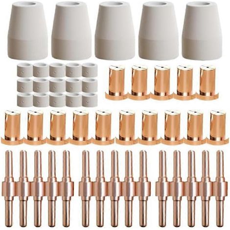 50 consommables étendus pour découpeur plasma PT-31, compatibles avec les torches plasma PT31 (1/4)