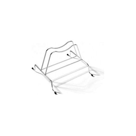 ANDRYS - Rastrelliera Porta Biciclette 1 Posto, anche per Bici con Freno a Disco, in Acciaio Zincato, Colore Argento, 35 x 35 x 25 cm - Colore: Argento - Posti: 1 - Finitura: Zincato
