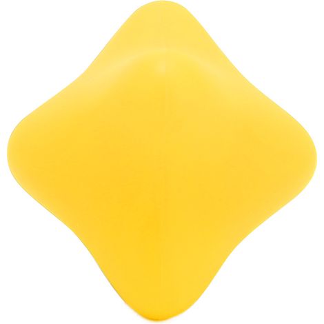 Balle de renforcement jaune pour exercices de préhension et musculation des mains et poignets (1/5)