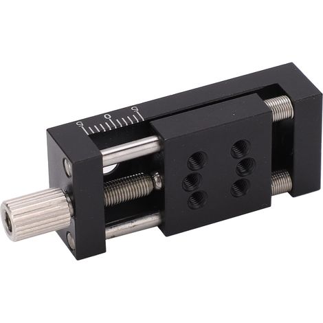 X-Achsen Lineartisch mit manueller Feineinstellung durch Drehen, Plattform, Schiebetisch, Aluminiumlegierung SP20A10 (1/5)