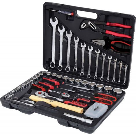 Coffre à outils KS Tools 1/4"+1/2" 88 pièces