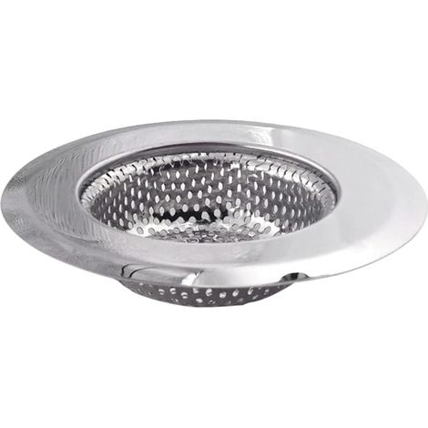 Crépine d'évier de Cuisine crépine de Filtre de vidange en Acier Inoxydable Grand Panier à Jante Large crépine de vidange Receveur de Nourriture pour l'évier de Cuisine (1/5)