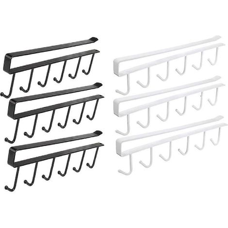 Becherhalter für Regal, Becherhaken, Unterschrankregal (1/5)