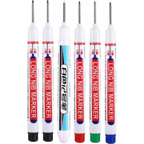 Marcador de construcci贸n para agujeros profundos, 6 colores. (1/5)