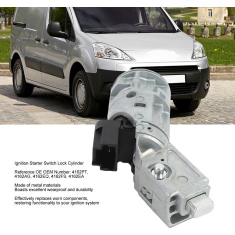 Zündzylinder mit 2 Schlüsseln 4162AG für Peugeot Partner II 2008-2018 (1/5)
