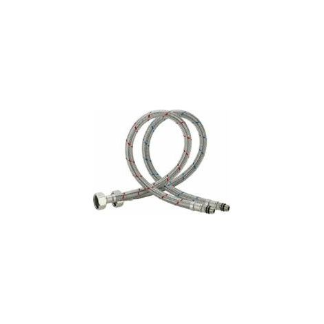 Flexibler Edelstahl-Anschlussschlauch für Warm- und Kaltwasser, Mischbatterie, Spültischarmatur, 60 cm (1/5)