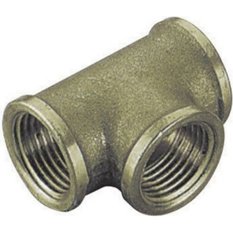 TEE  FF IN OTTONE GIALLO T 3/8