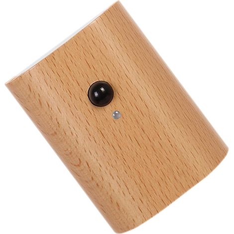 Applique Murale Veilleuse à Détecteur de Mouvement en Bois (1/5)