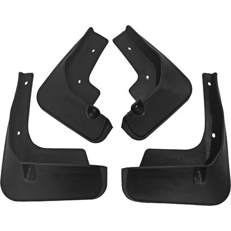 Suitable for standard Toyota Camry models 2012-2014, modified with black leather mud flaps.--DTEKGAZ