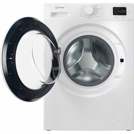 Indesit – Lave-linge frontal 6kg 1200 tours/min – Classe B – Vitesse d'essorage 1151 tr/min – Programme nettoyage tambour – 74 dB