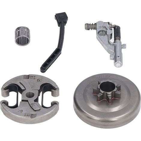 Kit de pompe à huile pour tambour d'embrayage à 7 dents, engrenage 17x30 mm, haute précision, pour tronçonneuse Husqvarna 455 460 (1/5)