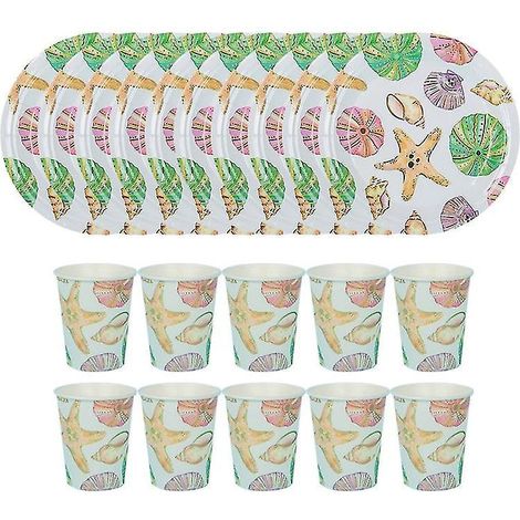 10 assiettes à gâteaux en papier (1/3)