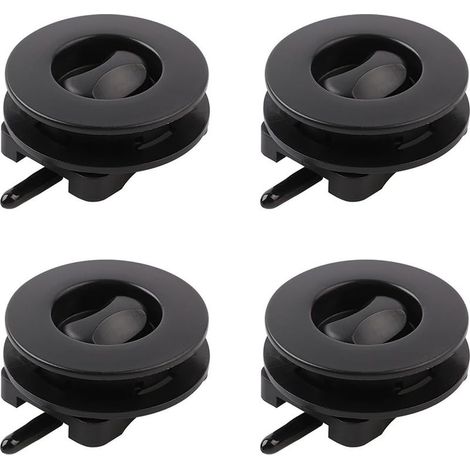 4 Pcs Clip Universel pour Tapis, Pinces De Fixation pour Tapis De Sol De Voiture, Clip De Fixation Oeillet Tapis, Clip De Fixation De Boucle Antidérapante Adapté Au Pied De Tapis (1/5)