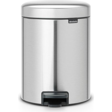 Poubelle à pédale Brabantia Newicon 5L en acier mat (1/5)