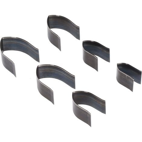 Lot d'emporte-pièces en cuir 6 pièces, poinçons en acier allié pour découpage artisanal DIY (1/5)