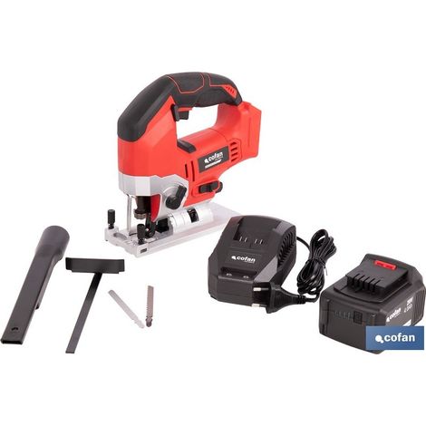 Scie sauteuse sans fil Li-ion 20 V avec moteur brushless