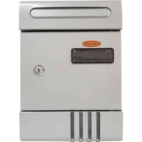 CASSETTA POSTALE IN ACCIAIO 'LUXURY' CARDINALE cm 204x65x290h - Argento
