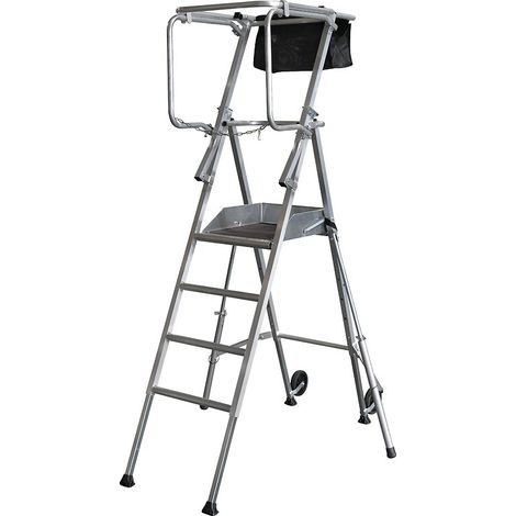 Plate-forme individuelle hauteur de travail modulable Tandem 4 pliant - DUARIB (1/8)