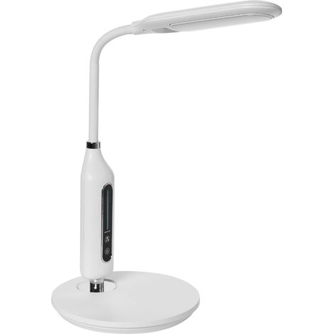 LED Desk Lamp CYGNUS with Dimmer Metal White