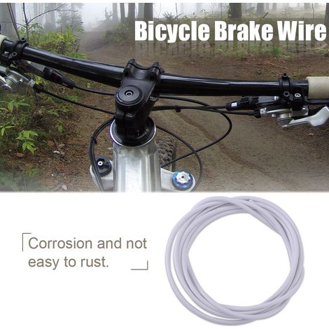 Bremszug für Rennräder und Mountainbikes, 3 Meter, weiß (1/2)