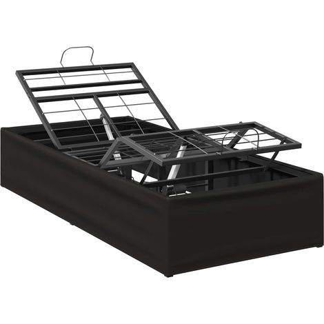 Electric Adjustable Bed Frame Black 200 x 70 x 33.5 cm Steel vidaXL (1/5)