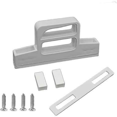 Support Rideau Plastique pour robuste Anti-Usure Support Rideau(White A) (1/5)