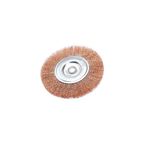 Spazzola metallica Verto 62h312 filo ottone 100 mm
