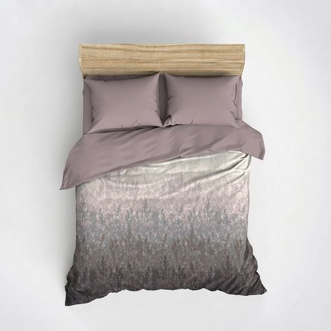 Parure de housse de couette double en coton 260x220 Lindon (1/4)