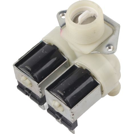 Wassereinlassventil für Waschmaschinen, Doppelmagnetventil, Waschmaschinen-Ersatzteil, Wechselstrom 220–240 V