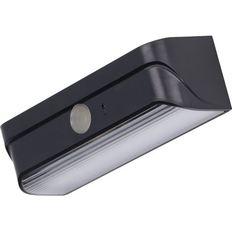 Applique murale LED à énergie solaire, économe en énergie, étanche IP65 et résistante à l'humidité, installation facile, éclairage par détecteur de mouvement pour une utilisation extérieure (1/5)