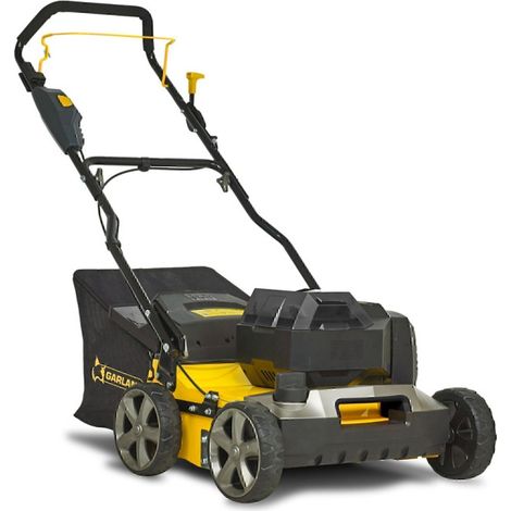 Garland – Brosseuse aspirante sans fil 40V – Largeur de travail 40 cm – Sac de 45 litres – Pour gazon synthétique jusqu'à 600 m²