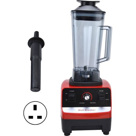 Mixeur multifonction professionnel pour smoothies, milkshakes et préparation alimentaire, prise UK 220V 50Hz (1/5)