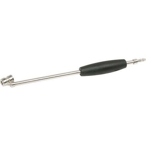 Conector doble con empuñadura de goma y válvula AIRCRAFT